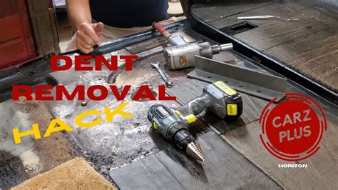 how to remove dents from sheet metal|remove sheet metal dents.